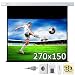 270 x 150 cm (305 cm Diagonale) Profi Motorleinwand von ULTRALUXX � im 16:9 Format (1:1,4:3,21:10 stufenlos einstellbar) -- Beamer Motorleinwand mit Kabelschalter f�r Full HD, HDTV, 3D ready - Amazon Edition