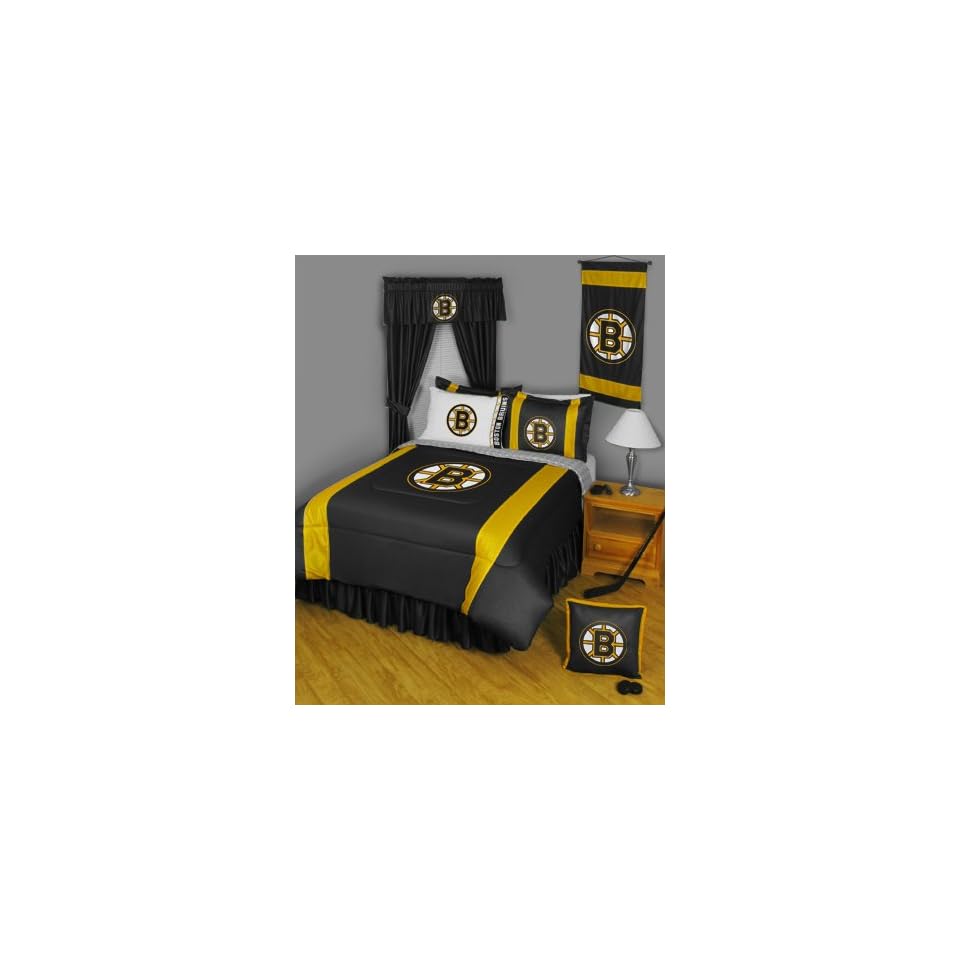 Nhl Boston Bruins 6pc Bedding Set Full Double Size On Popscreen