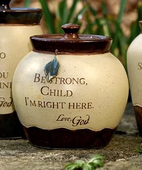 "Be Strong, Child" Seeds of Faith: Love Letters from God Worry Jar