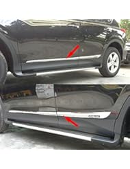 Automotive Parts and Accessories: Chrome Body Side Door Moulding Trim Overlay Cover For Toyota RAV4 2014 - bleqi.co.ltd