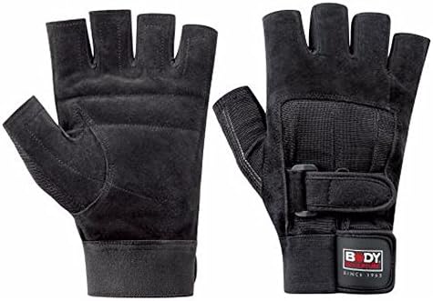Body Sculpture Leather Fitness Glove Medium