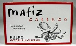 Matiz Gallego Pulpo Octopus in Olive Oil 4.2 Oz.