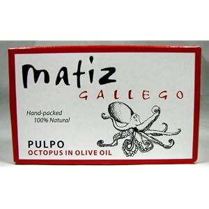 Matiz Gallego Pulpo Octopus in Olive Oil 4.2 Oz. by Matiz