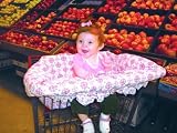 Caden Lane 1GIRLMVSCC The Shopping Cart Cover in Pink Morrocan