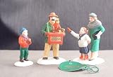 Dept 56 CIC Organ Grinder Set of 3 Retired 59579