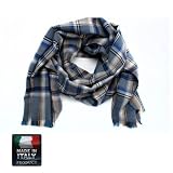 GNS5702D - Gray - Blue - Taupe - Italian Winter Scarf