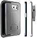 Galaxy S6 EDGE Belt Case - Arden SoftGrip Belt Case with Kickstand & Rotating Belt Clip Holster - Ultra Slim HexGrip Design (Samsung Galaxy S6) [MFR (Samsung S6 EDGE)