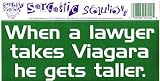 WHEN A LAWYER TAKES VIAGRA HE GETS TALLER. decal bumper sticker