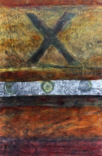 Rune Meditation, The Gift, Giclee Print of an Original Acrylic Painting, From Rune Meditation Series, 13 X 20 Inches