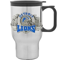 Siskiyou Sports Detroit Lions 18 oz  NFL Stainless Steel Travel Mug