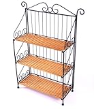 4D Concepts 3-Tier Bookcase, Wicker/ Metal 4D Concepts 3-Tier Bookcase, Wicker/ Metal