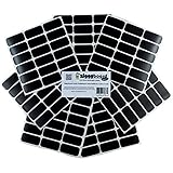 Ziggyboard Chalkboard Party Labels Refill Kit 126 Small Rectangle Shape Stickers for Home, Kitchen, Wedding or Events