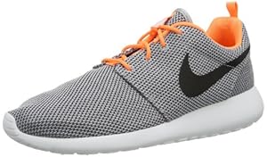 Nike Rosherun Men Shoes Sneakers Wolf Grey/Atomic Orange/White/Black 511881-080 (SIZE: 9)