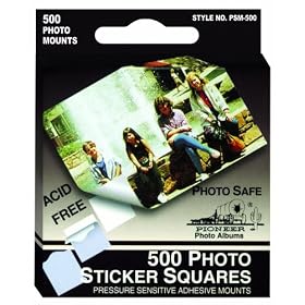 Pioneer 500 Count Self-Adhesive Photo Mounts