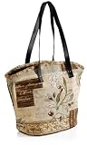 Park B. Smith Olive Collage Tapestry Tote Bag