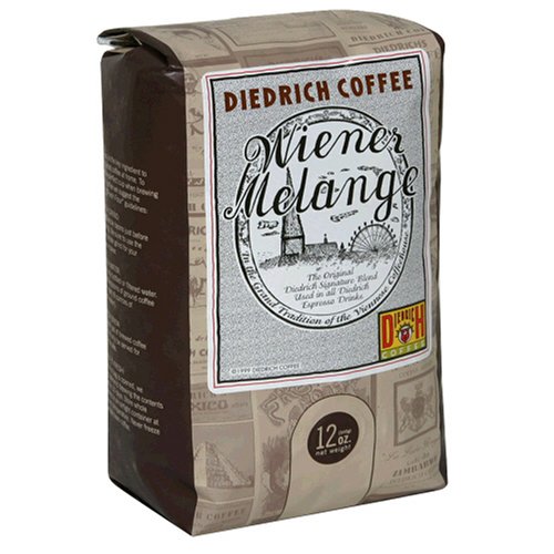 Diedrich Coffee, Wiener Melange, WHOLE BEAN, 12-Ounce Bags (Pack of 3) by Diedrich