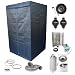 Quality Portable Grow Tent Green Room Bud Room 120cm x 120cm x 200cm with 400W Kits Ballast Sodium Lamp Reflector Fan Ducting Clamps Roller for Gardening Hydroponic