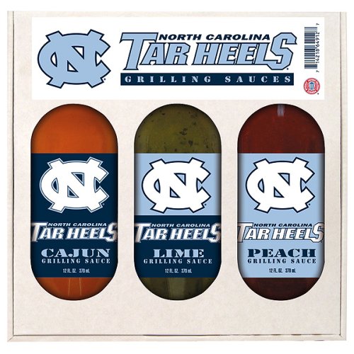 University of North Carolina Tarheels Grilling Gift Set by Hot Sauce Harrys