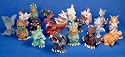 Monster Encyclopedia Mini Trading Figure from the Gamera Series (1 Box of 15 Randomly Picked Figures from the Series) - Blind Assorted
