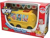 WOW Toys Sidney School Bus Friction-Powered Shape Sorter Bus