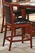 Achillea II Counter Height Chair Dark Chocolate P U