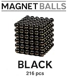 Magnet Balls Black Edition - Magnetic Earth Magnet Puzzle in Collectors Tin