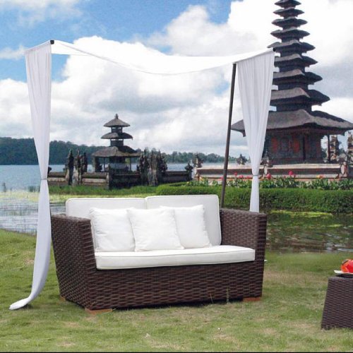 Livian Sofa 2-Sitzer Poly-Rattan