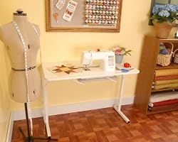 Arrow Sewing Cabinet Gidget Sewing Table - White