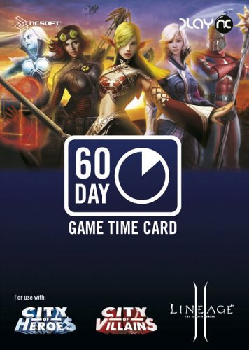 Childrens Toyshop  Video Games : NCsoft Time Card - 60 Days (Boxed Product 1x60)