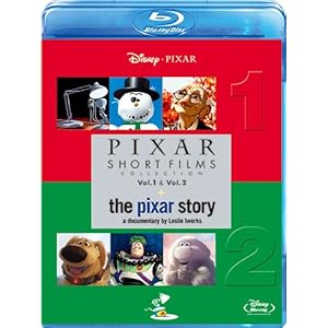 ピクサー・ショート・フィルム★☆Vol.1&2+ピクサー・ストーリー♪ ブルー すごいキッズDVDブログ