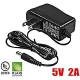 iMBAPrice&reg; 5V DC Wall Power Adapter - 5.5mm x 2.1mm plug 2A(2000mA) UL Listed Power Supply