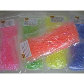 N.E.W. (NUCLEE-R EMISSION WING) FLY TYING MATERIAL ASSORTMENT 2 - FLY AND JIG 5 COLOR PACK COMBO #3 STEELHEAD  BASS  SALTWATER Selection