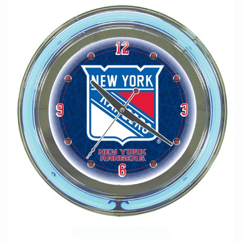 NHL New York Rangers Neon Clock