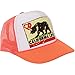 California Love Flag Snapback Mesh Truckers Cap Neon Assorted Colors