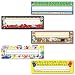 Teacher Created Resources Jumbo Nameplates, Assorted Designs, 11-1/2" x 3-1/2", 6 Packs of 36 Nameplates, 216 Nameplates