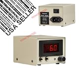 LCD Tattoo Power Supply Source Clip Cord Foot Pedal WHT