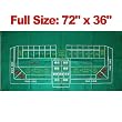Trademark Poker Craps Layout 36-Inch x 72-Inch