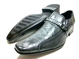 Delli Aldo Mens Gray Loafer Dress Casual Shoes Styled in Italy