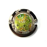 51YoKjJjibL. SL160  Designer Collection Embossed Mirrored Purse Hook/Hanger, Green Emeralds and Sunflowers Reviews