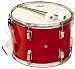 Musical Instruments : Adam Red Tenor Marching Band Drum w/ Beaters & Straps