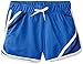 PUMA Girls' Big Mesh Gym Short with Taping, Princess Blue, Large