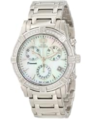 Swiss Precimax Womens SP12080 Desire Elite Diamond Mother-Of-Pearl Dial Watch