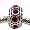 Birthstone Spacer Bead Charm (January Garnet)
