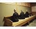 Photographic Print of Monks during Za-Zen meditation in the Zazen Hall from Robert Harding