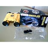 Hunter Binoculars w/Built in Compass Hunter Binoculars 4 x28m/m (Real Toy Binoculars)(Yellow/Black Version)