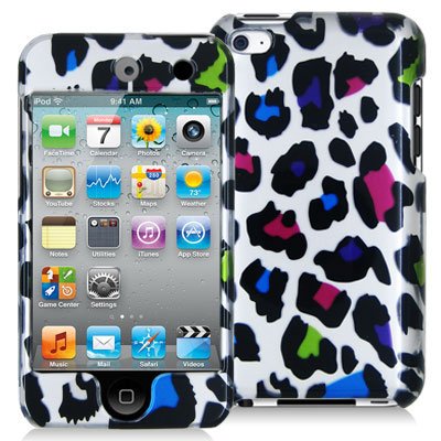 MyBat Apple iPod Touch 4G Phone Protector Cover - Colorful Leopard