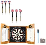 NHL Anaheim Ducks dart cabinet includes Darts and Board