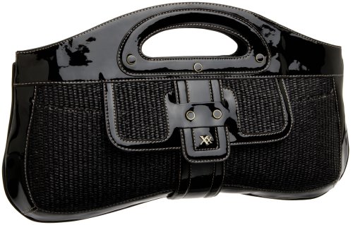 MAXX NEW YORK Washington Raffia Small Cutout Clutch