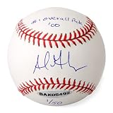 Adrian Gonzalez Autographed Baseball with #1 Overall Pick '00 Inscription