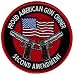Proud American Gun Owner Second Amendment Embroidered Patch 1911 New Pistol Version